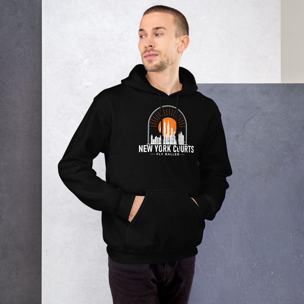 Fly Baller New York Courts Hoodie Front