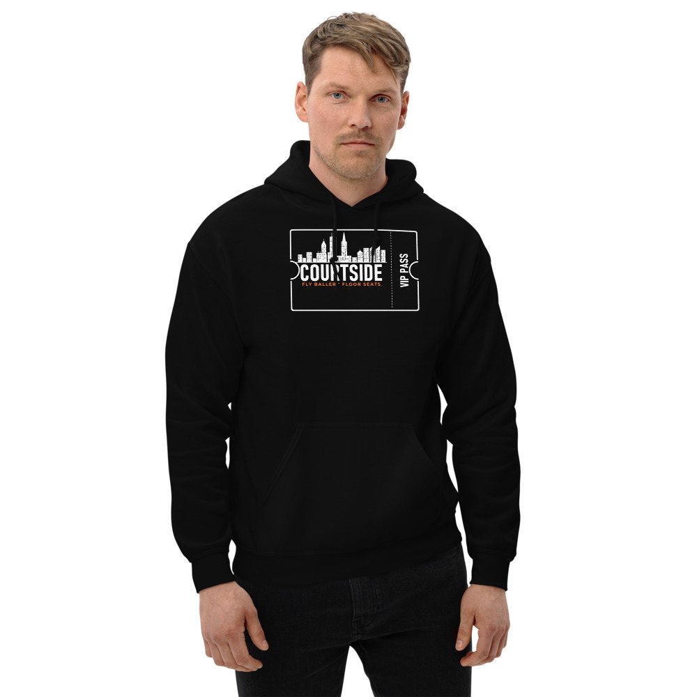 Fly Baller Courtside Ticket Hoodie in Black