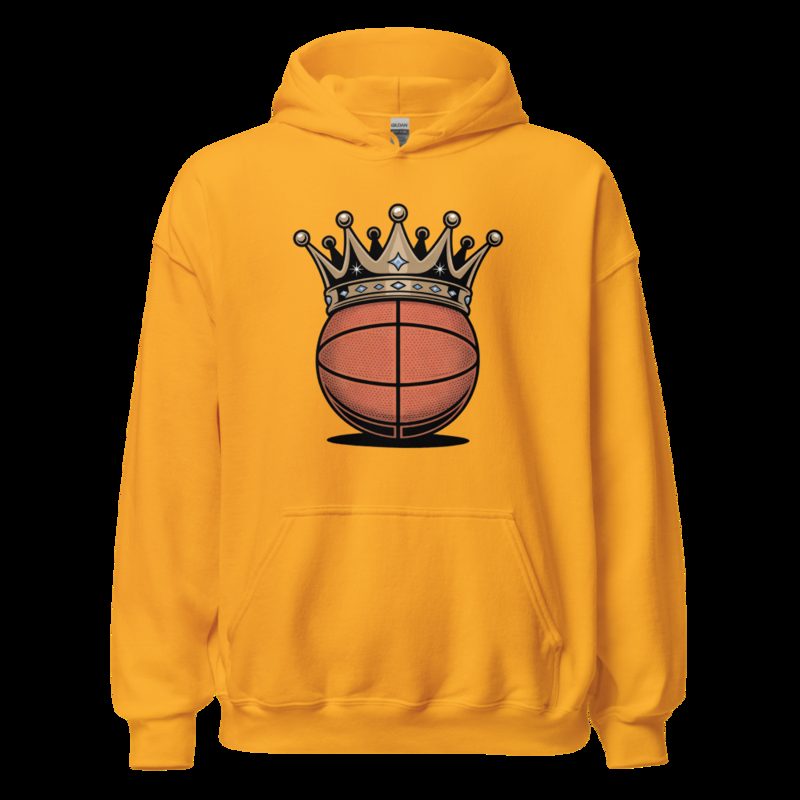 Fly Baller Crowned Ball Hoodie Gold