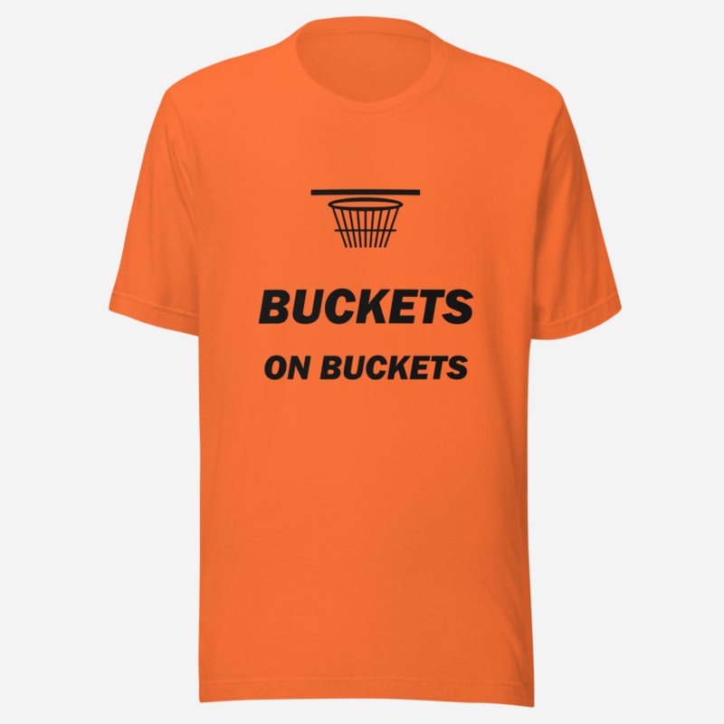Fly Baller Buckets On Buckets Tee in Orange