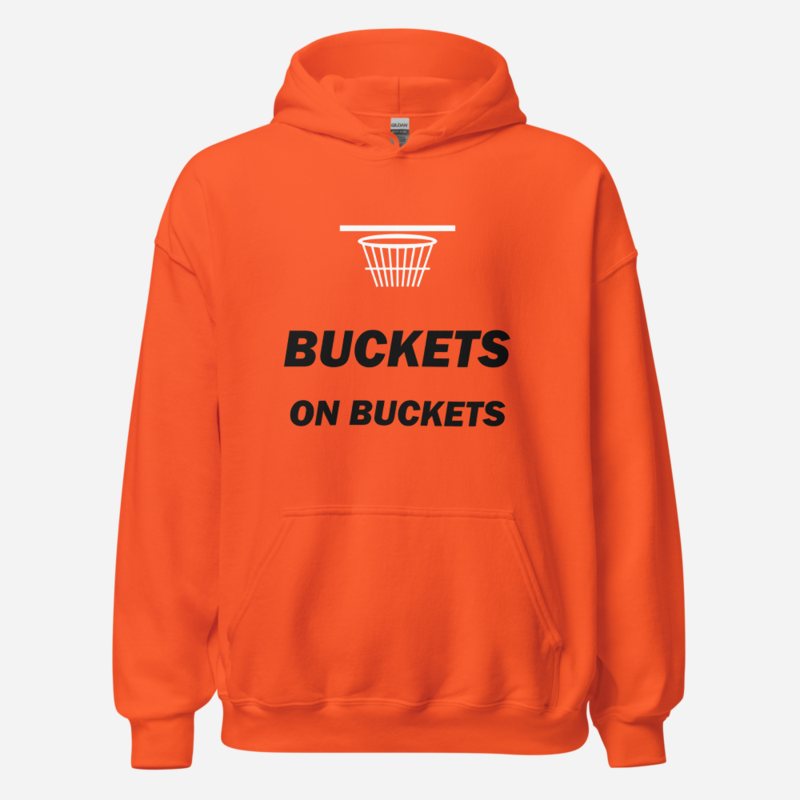 Fly Baller Buckets On Buckets Hoodie in Orange