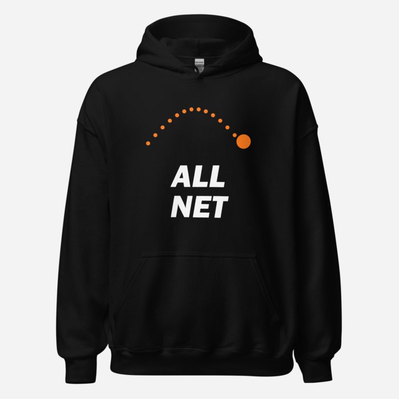 Fly Baller All Net Hoodie in Black