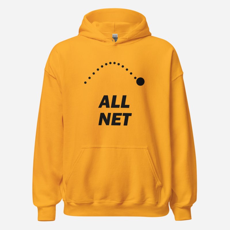 Fly Baller All Net Hoodie in Gold