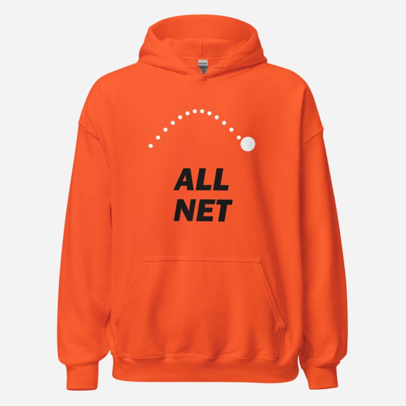 Fly Baller All Net Hoodie in Orange