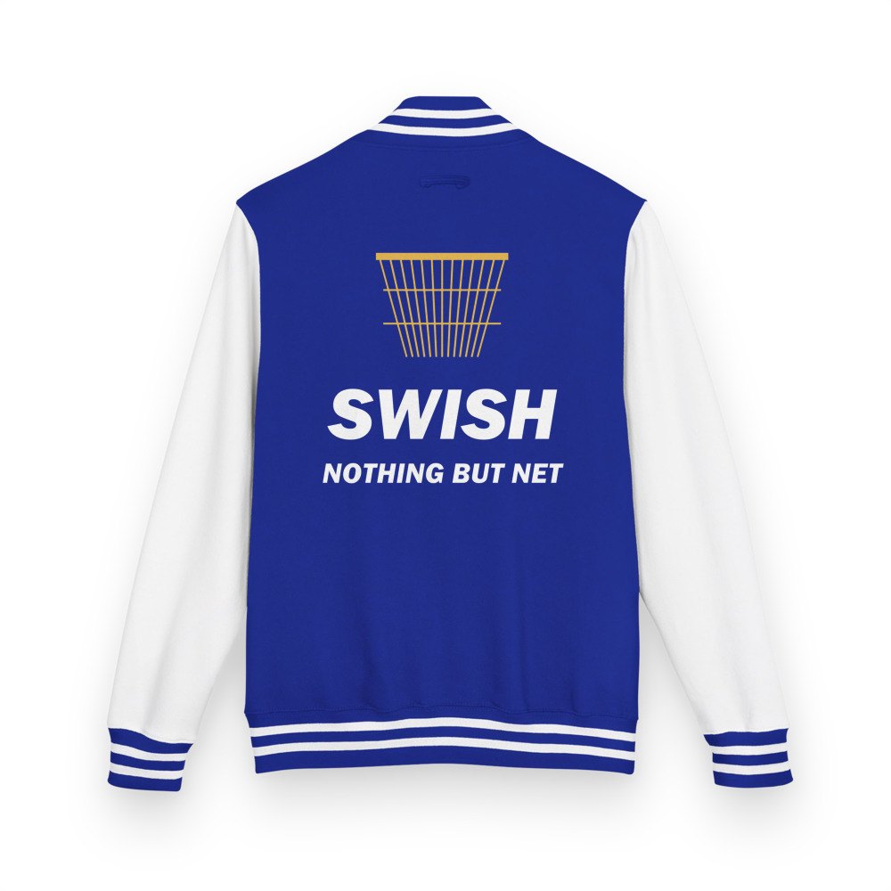 Fly Baller Swish Varsity Jacket Royal Blue/Arctic White