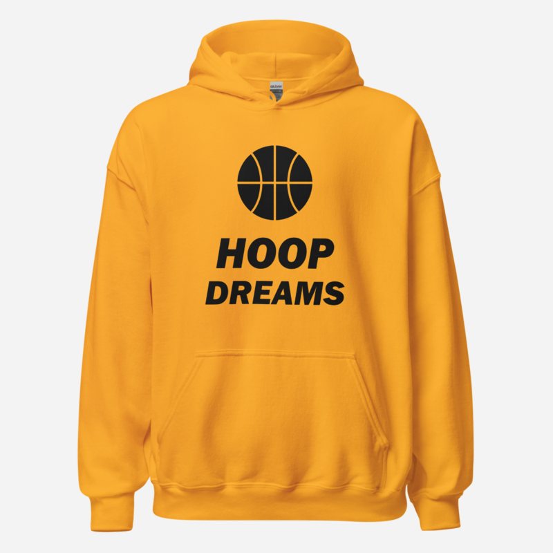 Fly Baller Hoop Dreams Hoodie Gold
