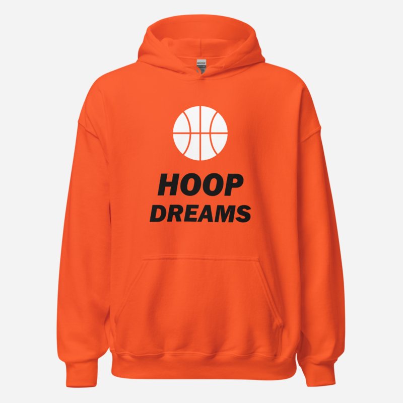 Fly Baller Hoop Dreams Hoodie Orange