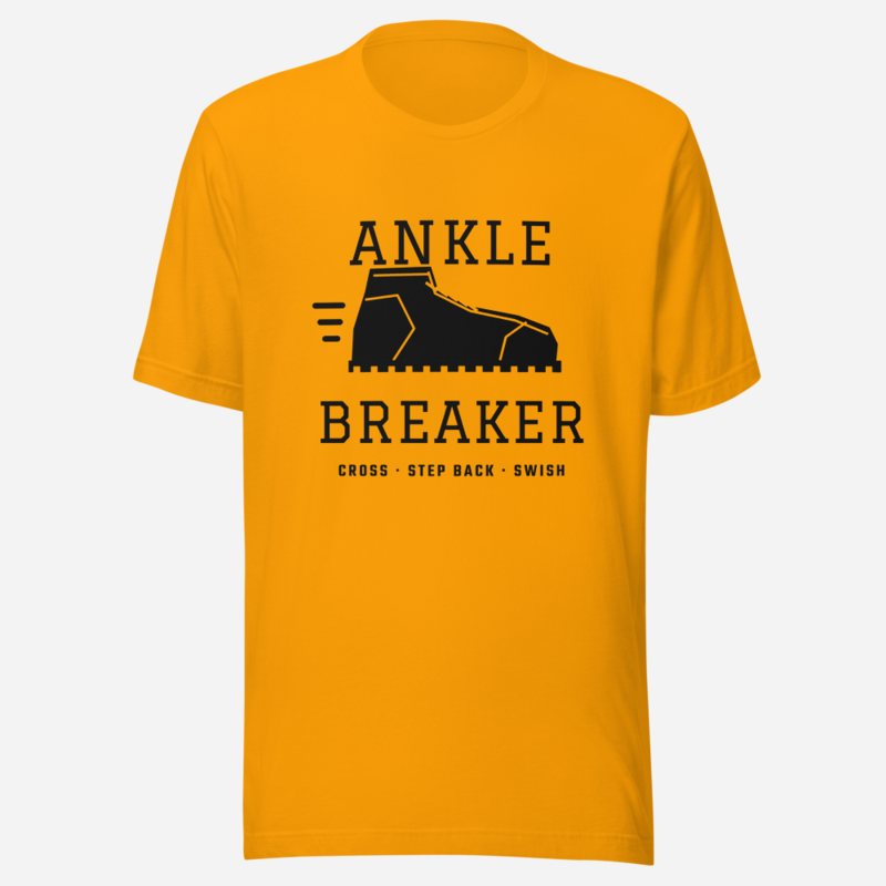 Fly Baller Ankle Breaker Tee Gold