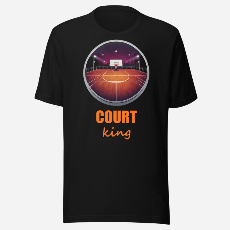 Fly Baller Court King Premium Tee in Black