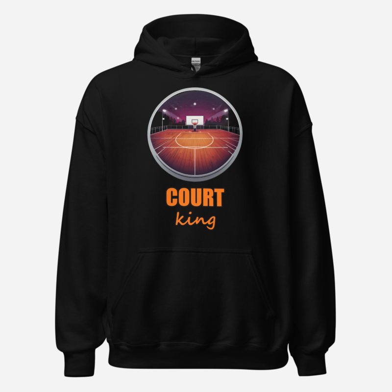 Fly Baller Court King Premium Hoodie in Black