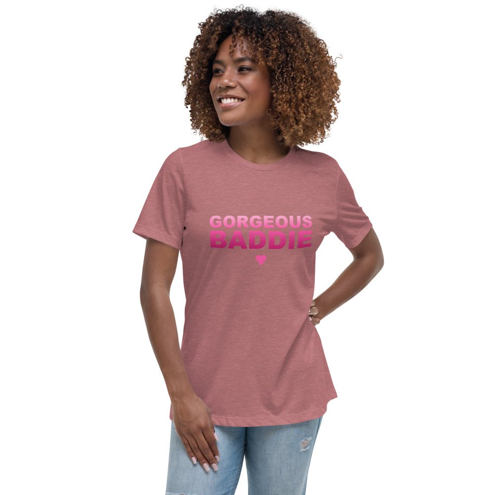 Gorgeous Baddie Stacked Women's Tee Front