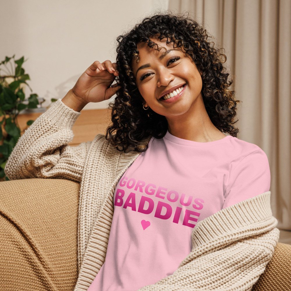 Gorgeous Baddie Stacked Women's Tee Front