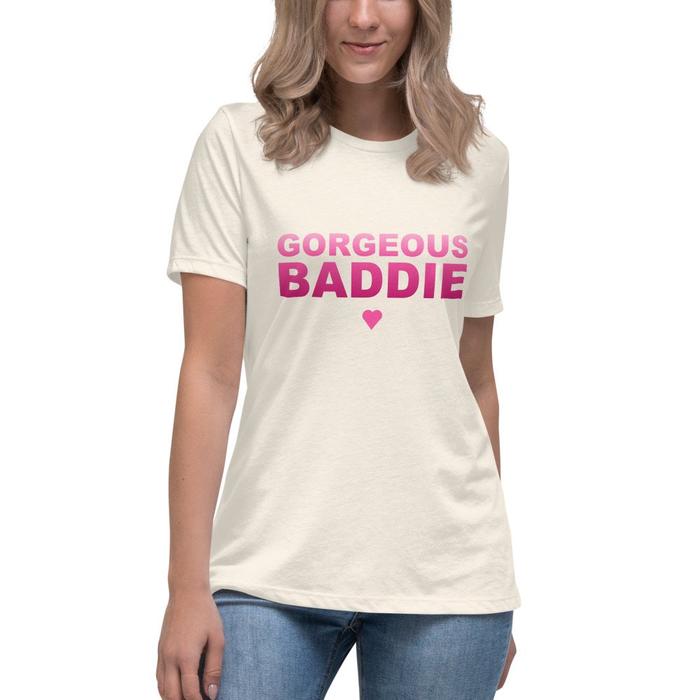 Gorgeous Baddie Stacked Women's Tee Front