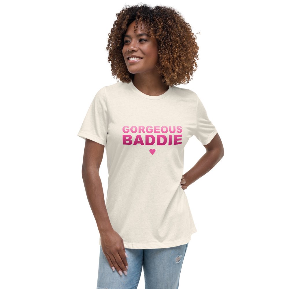 Gorgeous Baddie Stacked Women's Tee Front