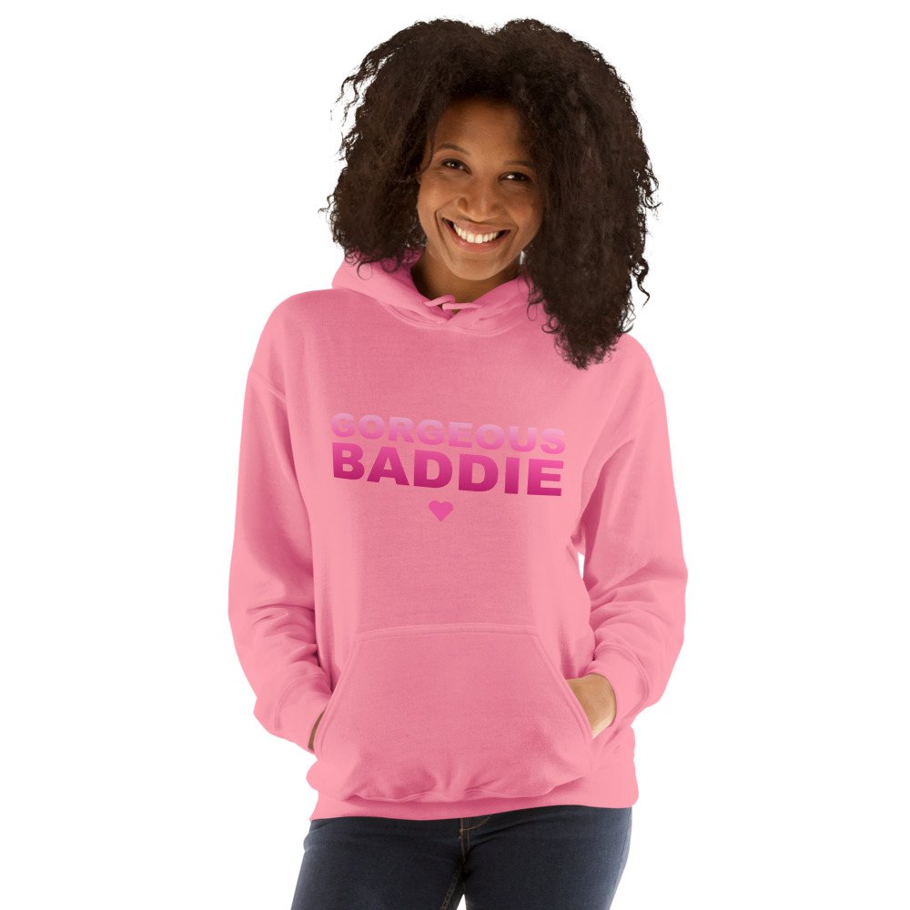 Gorgeous Baddie Stacked Hoodie Front
