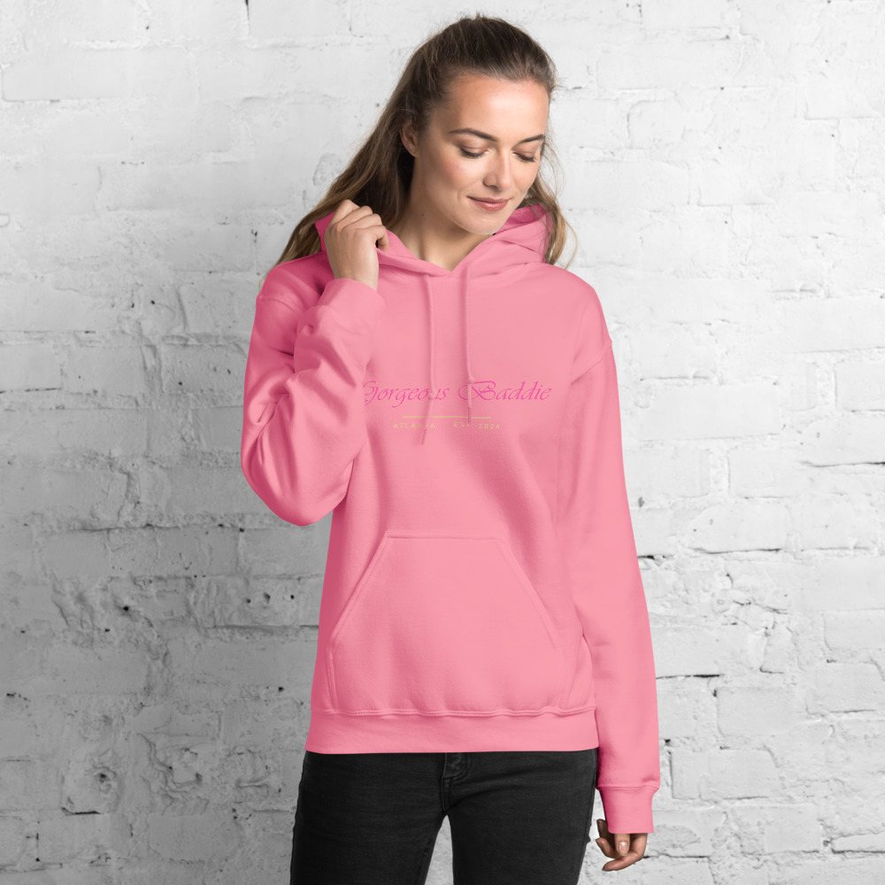 Gorgeous Baddie Signature Hoodie Front