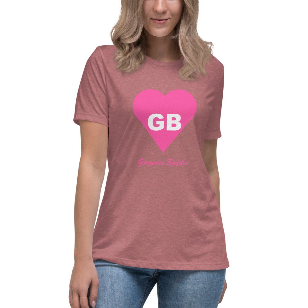 Gorgeous Baddie Heart Monogram Women's Tee