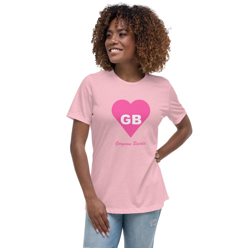 Gorgeous Baddie Heart Monogram Women's Tee Front
