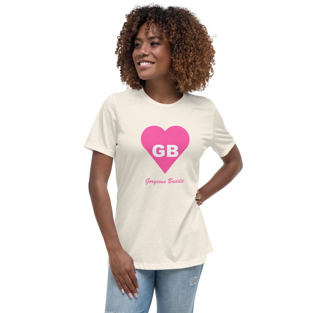 Gorgeous Baddie Heart Monogram Women's Tee Front
