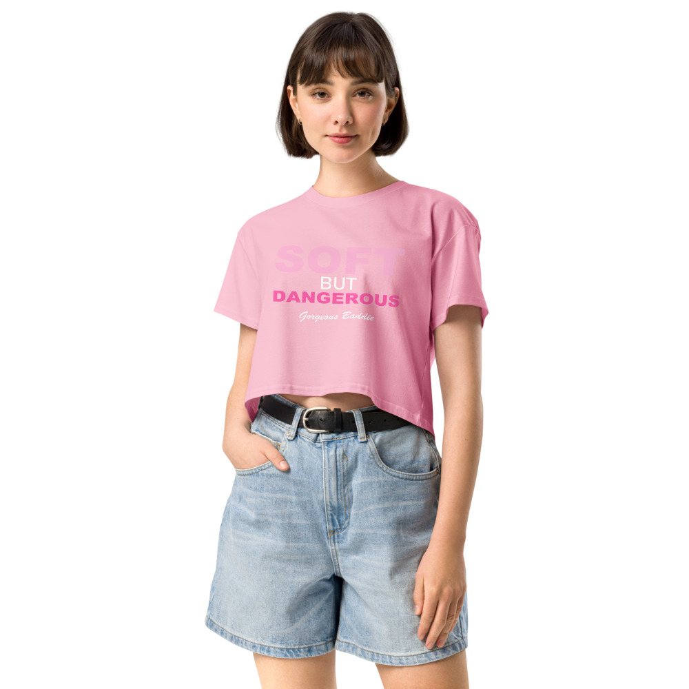 Gorgeous Baddie Soft But Dangerous Crop Top