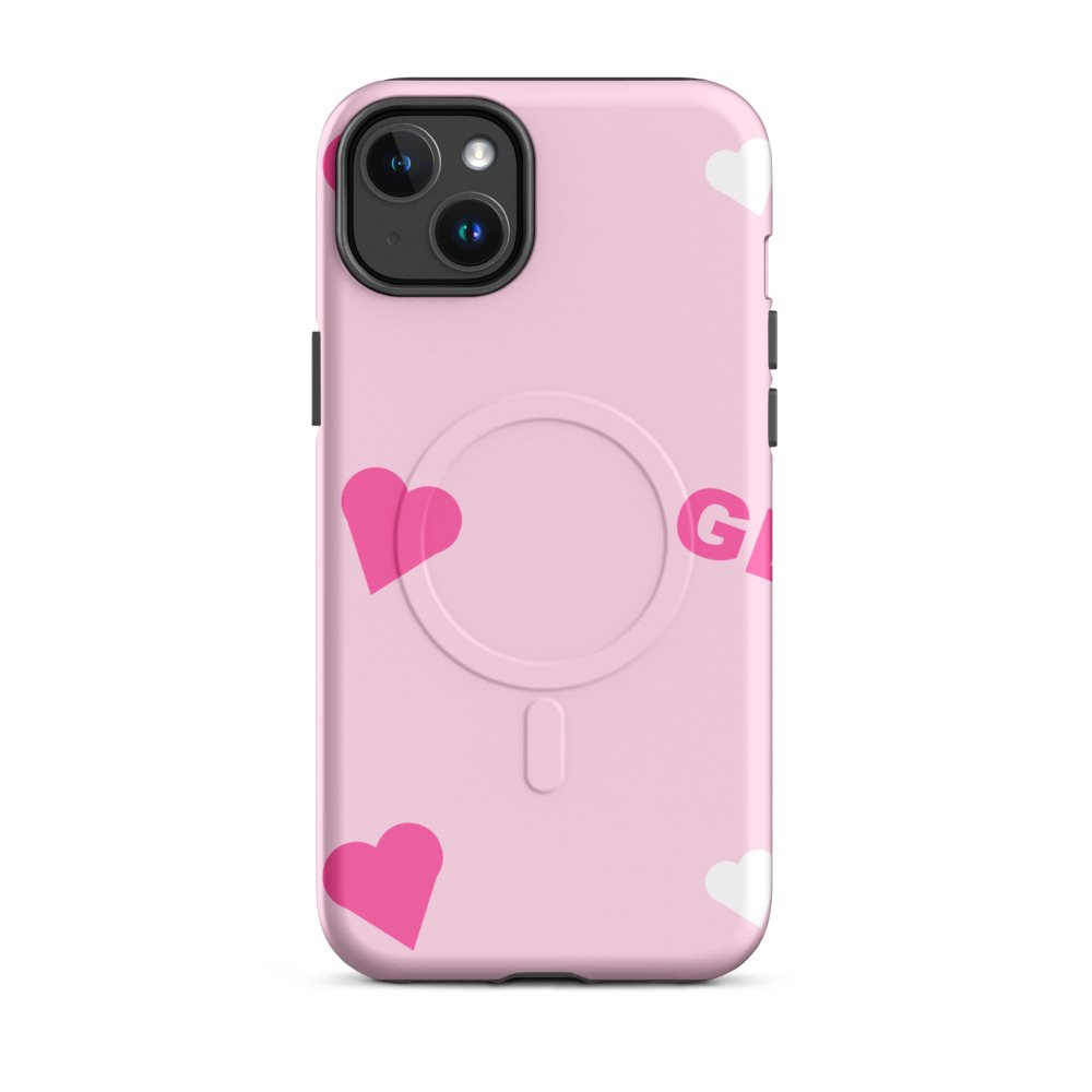 Gorgeous Baddie Hearts Phone Case Front