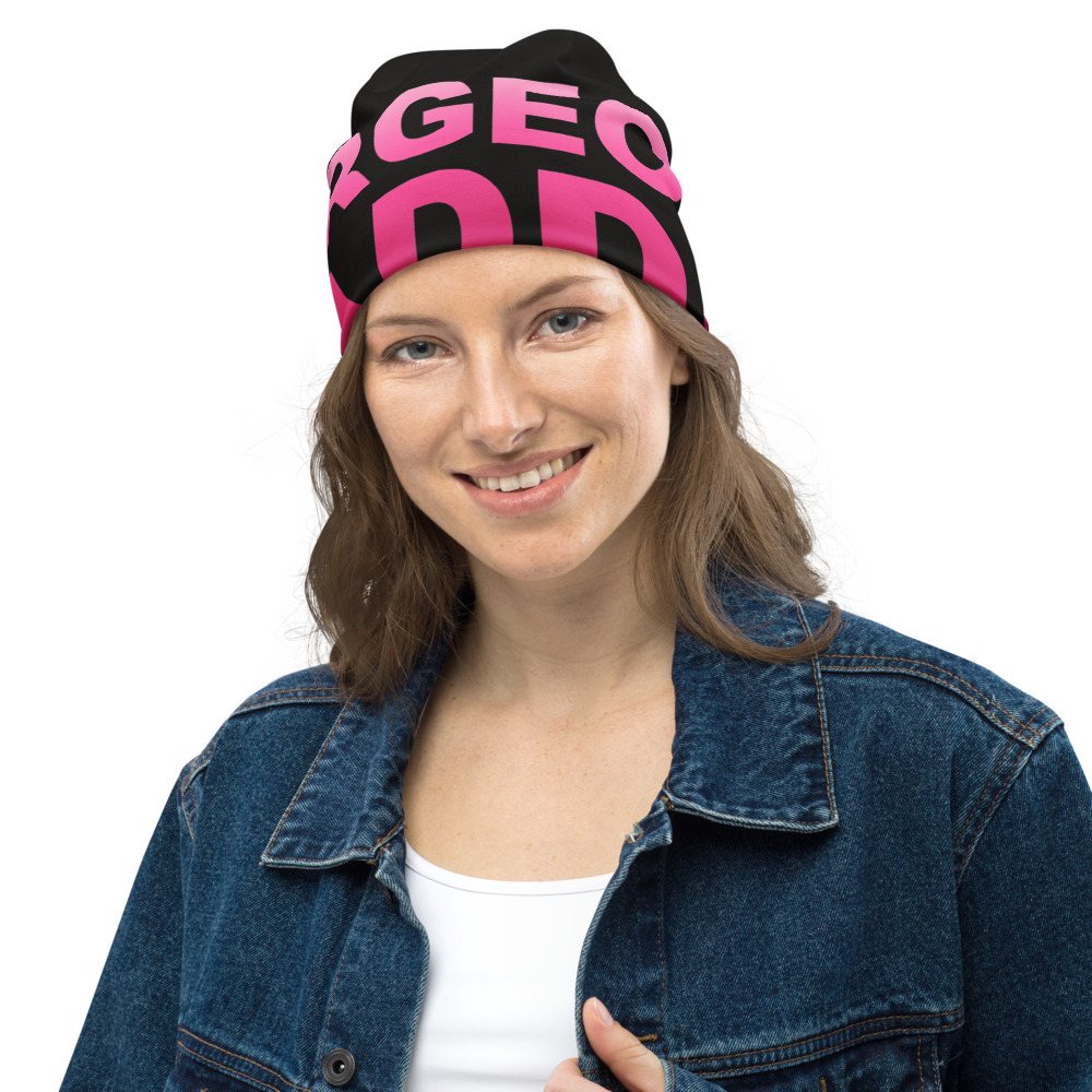 Gorgeous Baddie Stacked Beanie Front