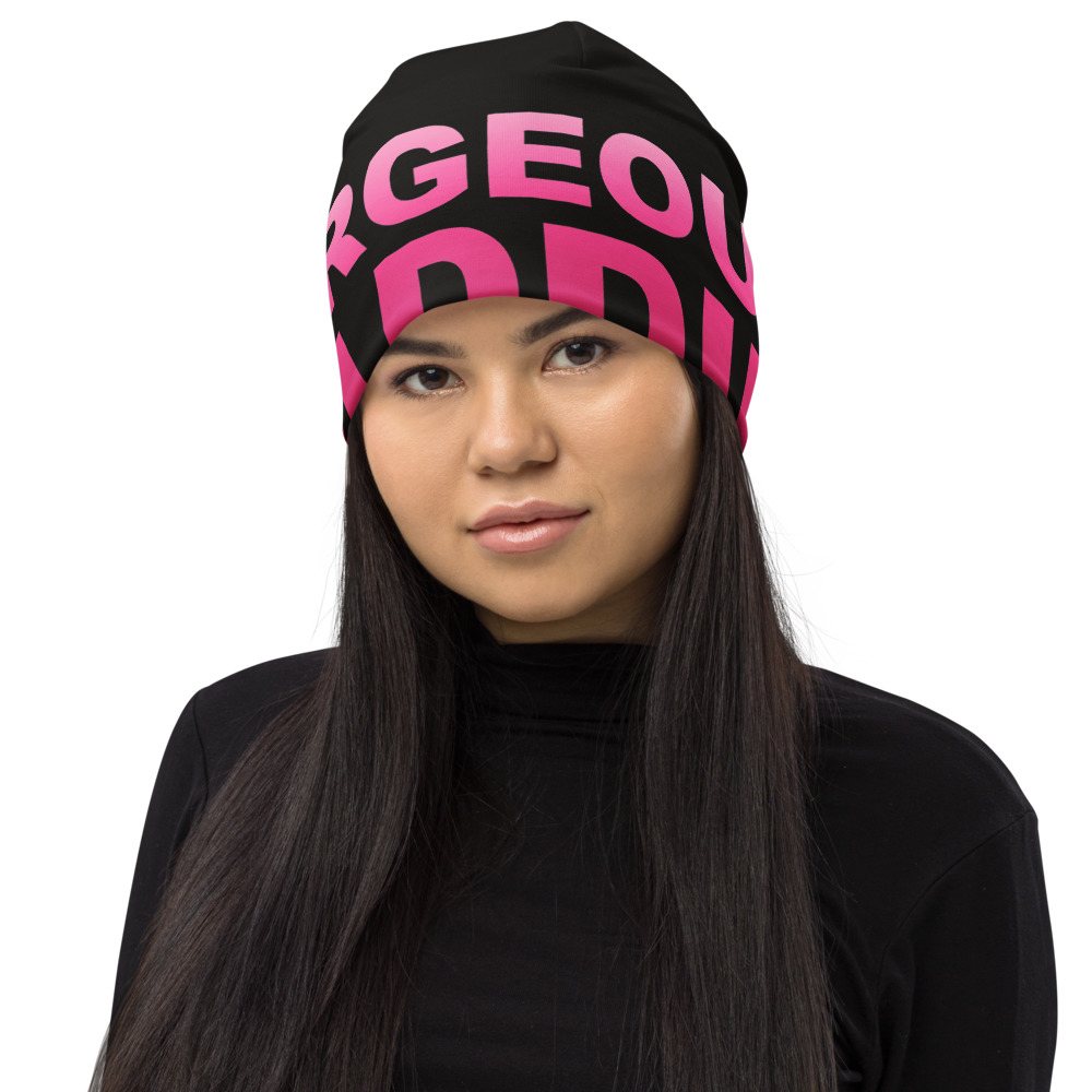 Gorgeous Baddie Stacked Beanie Front
