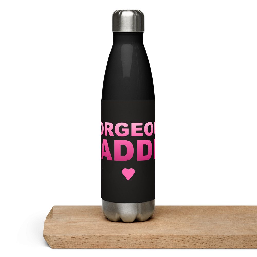 Gorgeous Baddie Stacked Water Bottle Front