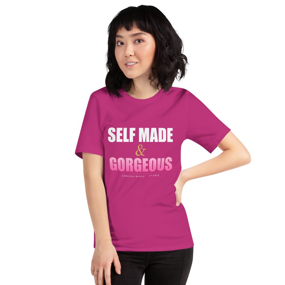 Gorgeous Baddie Self Made Tee Front