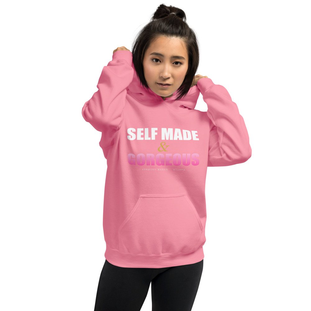 Gorgeous Baddie Self Made Hoodie Front