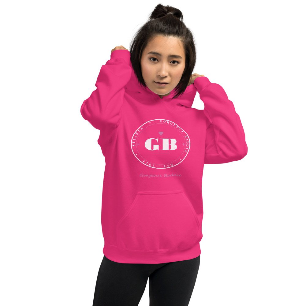 Gorgeous Baddie GB Crest Lux Hoodie Front