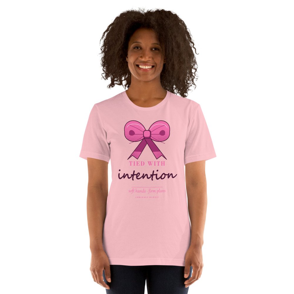 Gorgeous Baddie Tied With Intention Boutique Tee White