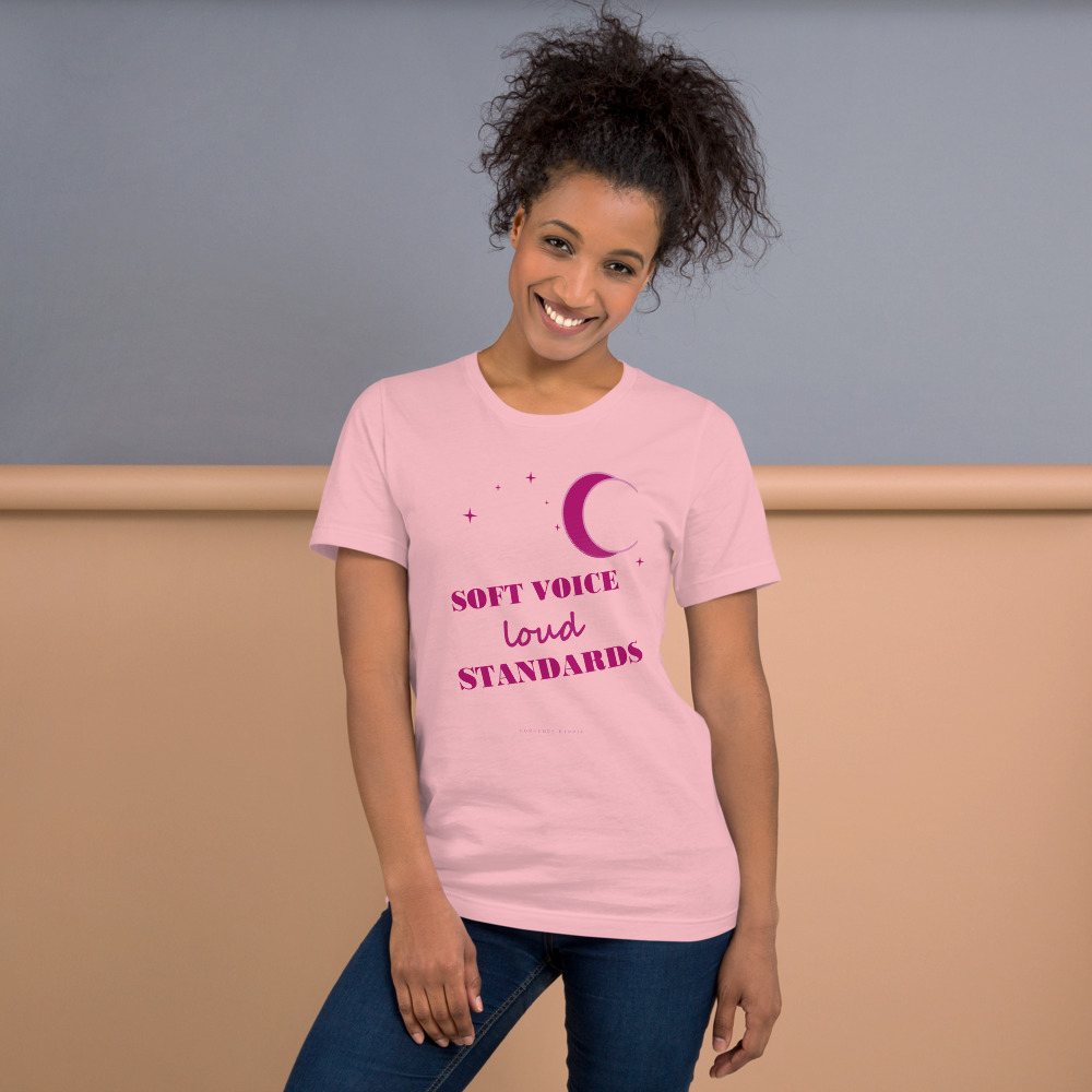 Gorgeous Baddie Soft Voice Loud Standards Boutique Tee
