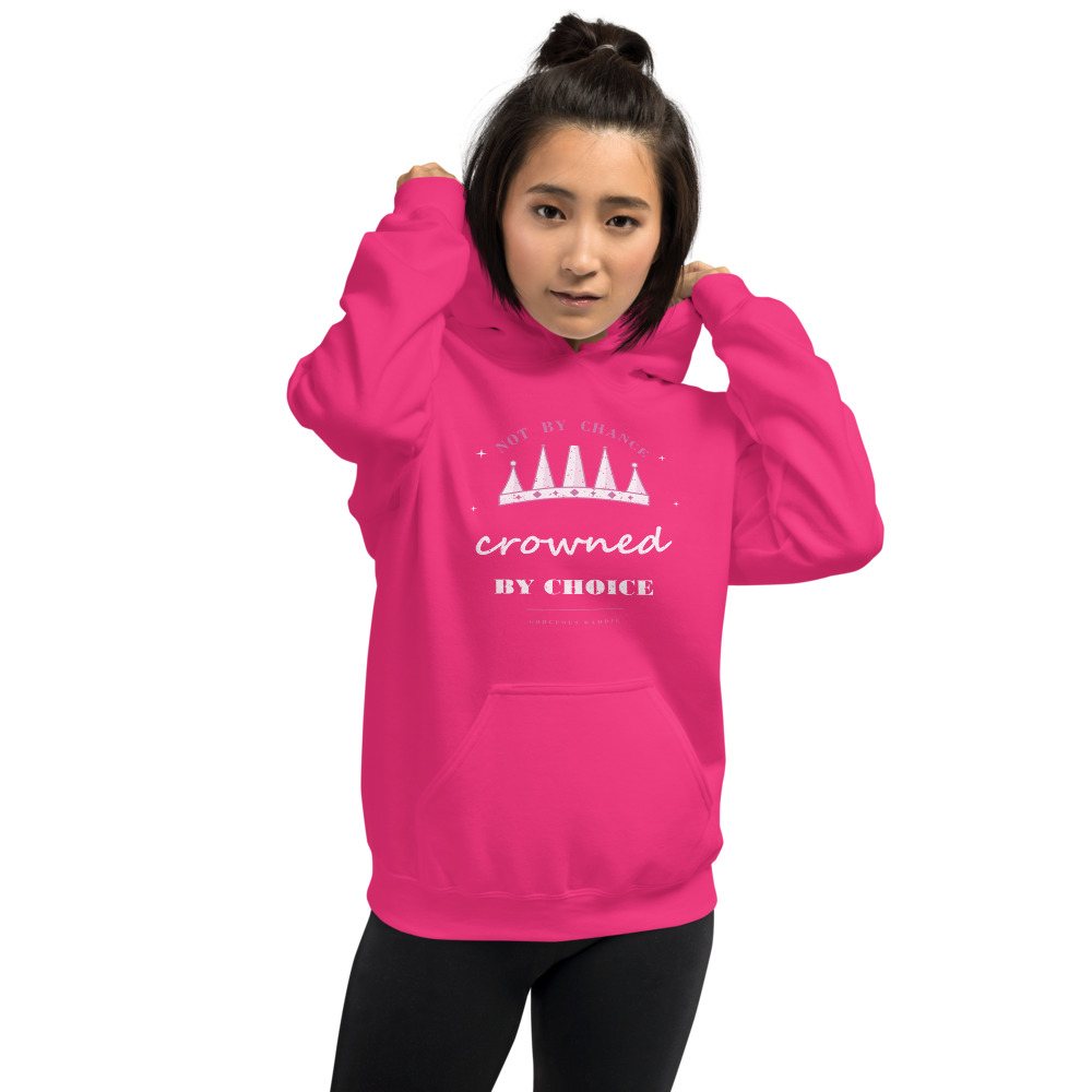 Gorgeous Baddie Crowned By Choice Boutique Hoodie Front