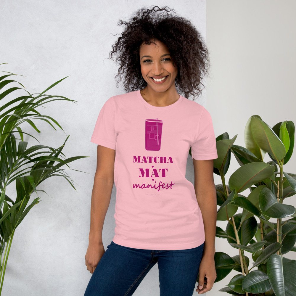 Gorgeous Baddie Matcha Mat Manifest Boutique Tee Front