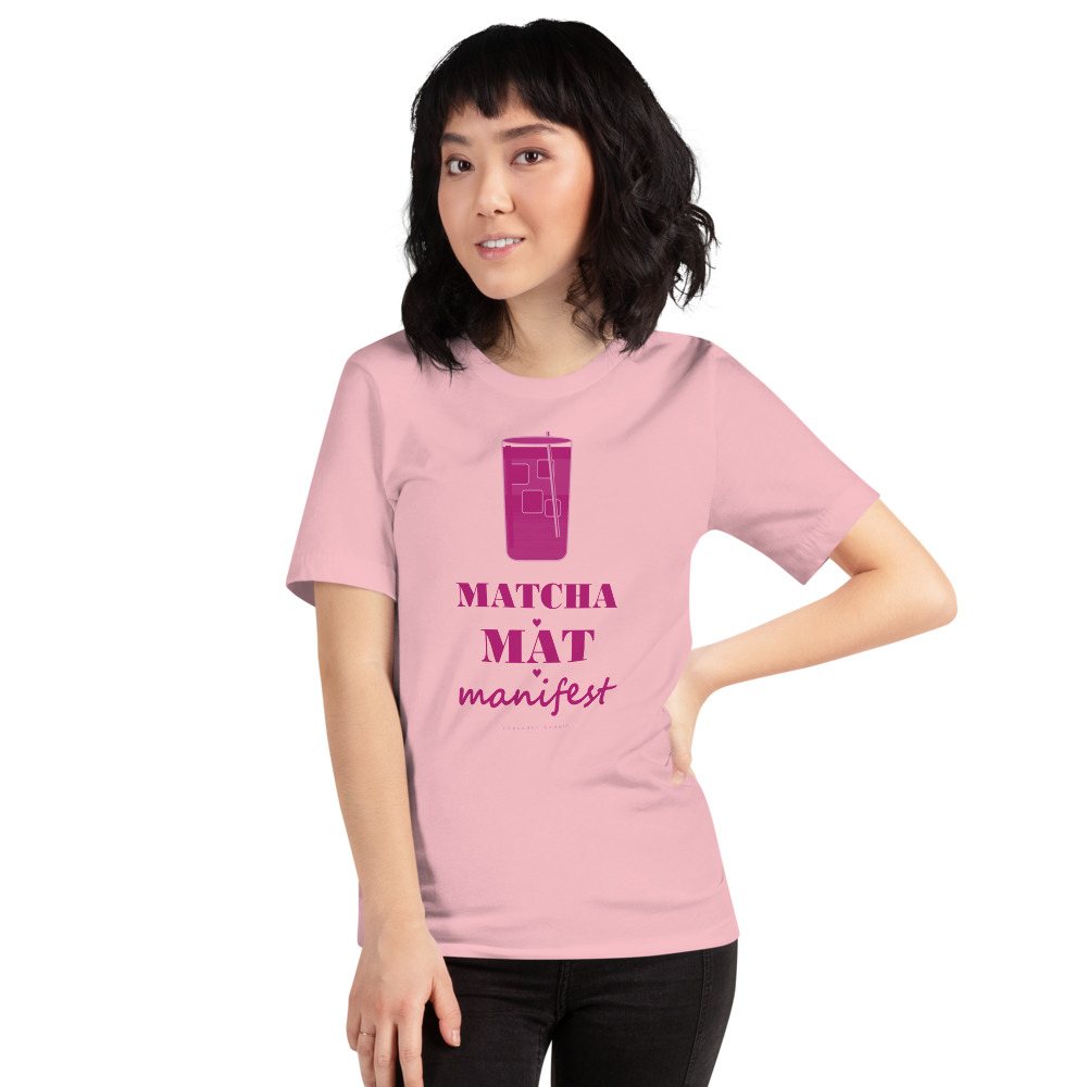 Gorgeous Baddie Matcha Mat Manifest Boutique Tee Front