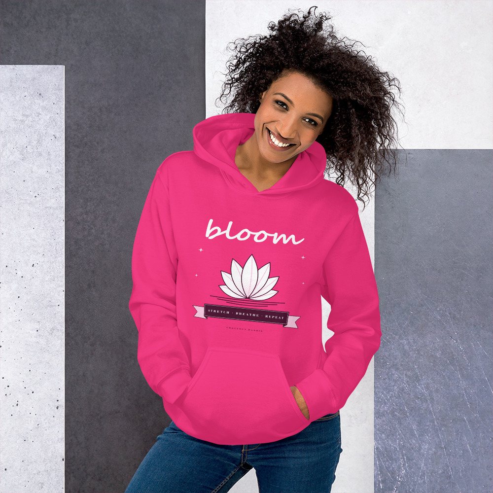 Gorgeous Baddie Stretch Breathe Bloom Boutique Hoodie