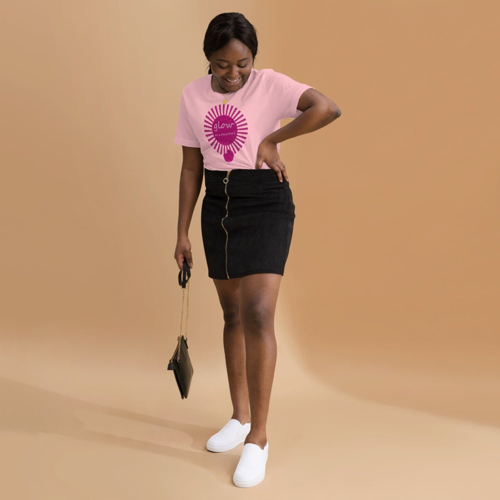 Gorgeous Baddie Glow Is A Practice Boutique Tee Front