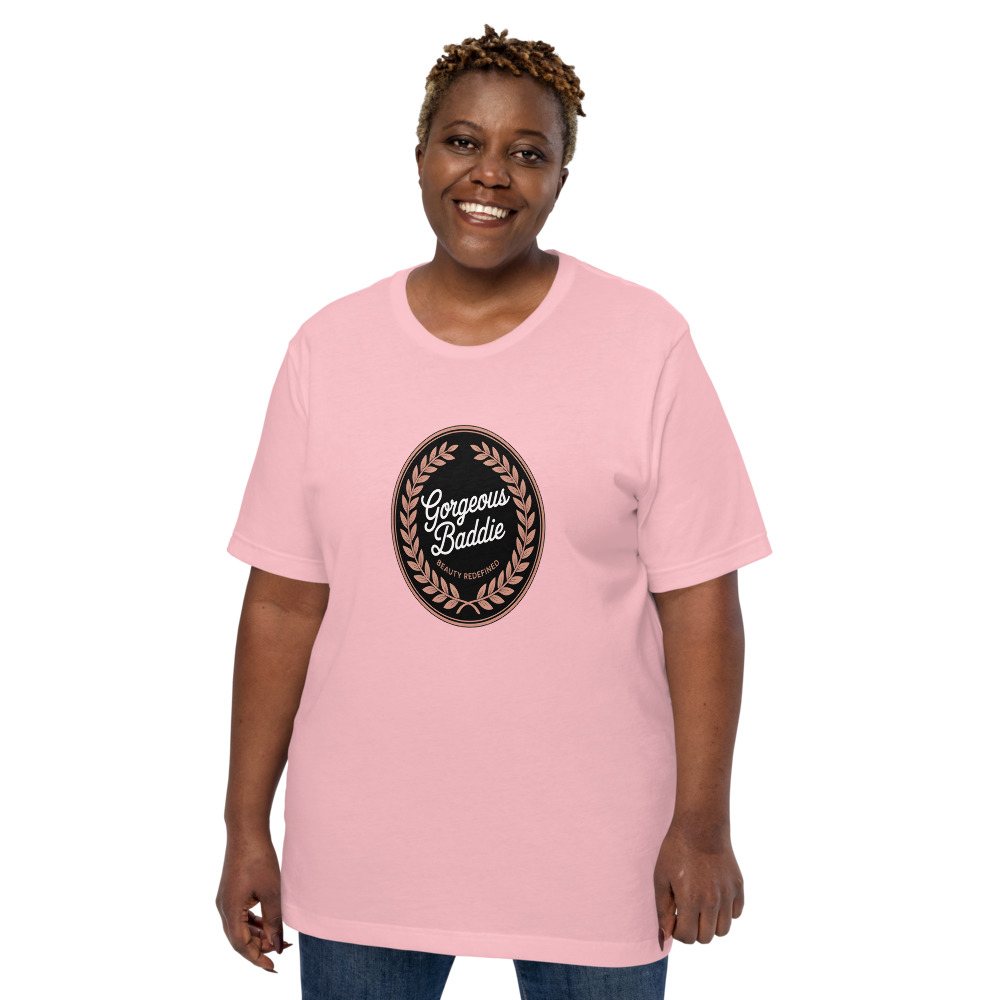 Gorgeous Baddie Rose Crest Tee Front