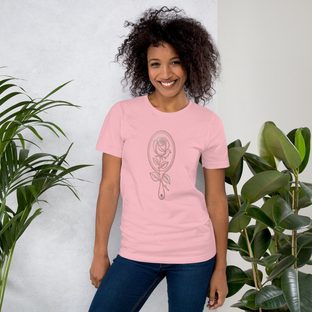 Gorgeous Baddie Rose Mirror Icon Tee