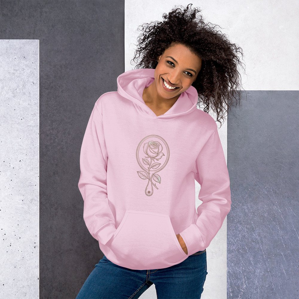 Gorgeous Baddie Rose Mirror Icon Hoodie