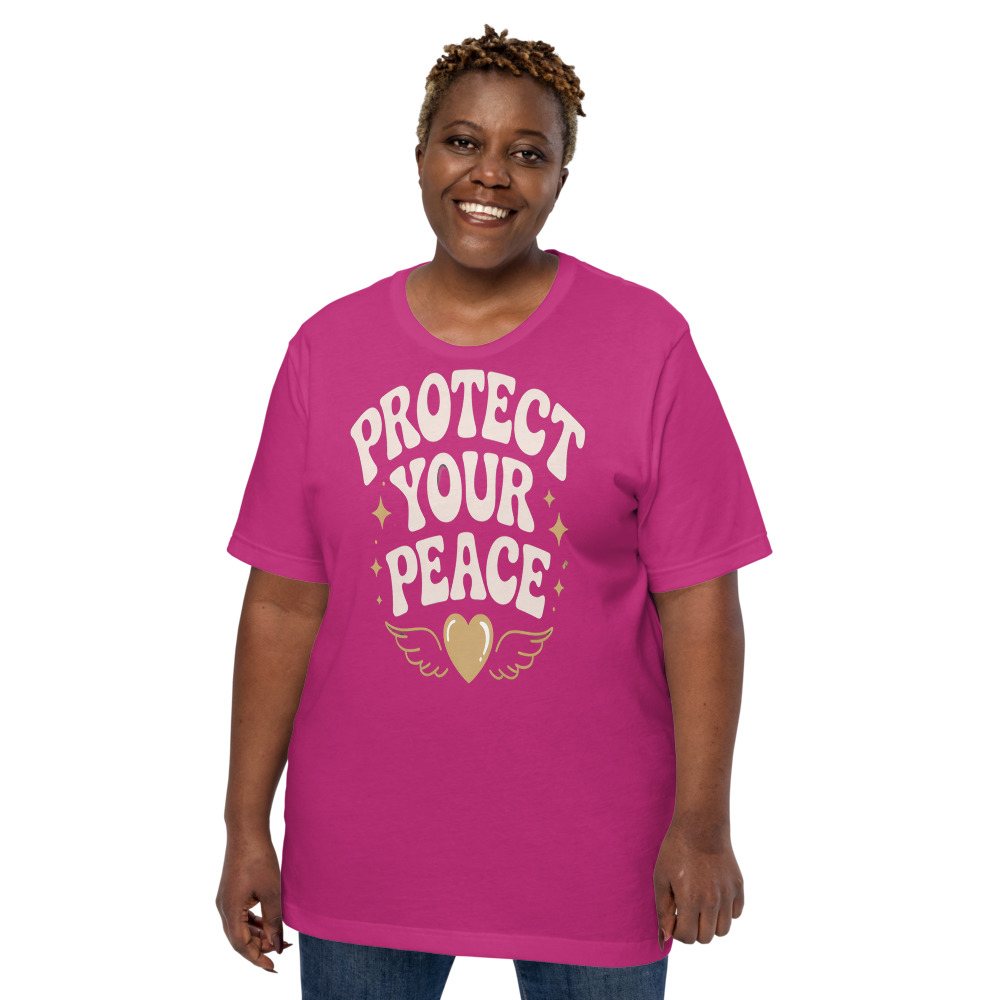 Gorgeous Baddie Protect Your Peace Tee Front