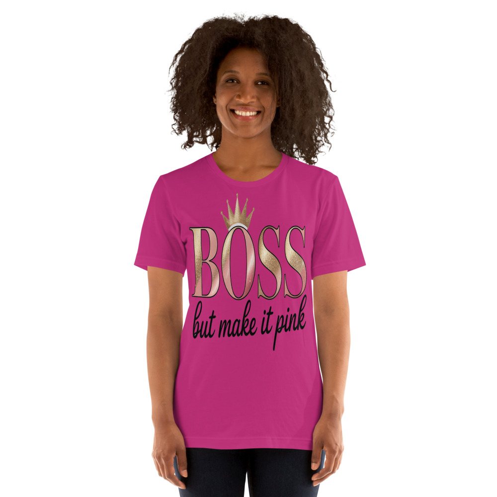 Gorgeous Baddie Boss But Make It Pink Tee