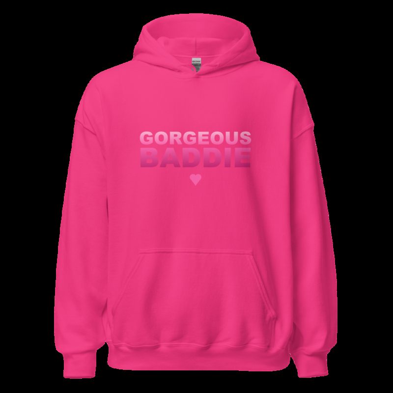 Gorgeous Baddie Stacked Hoodie Heliconia