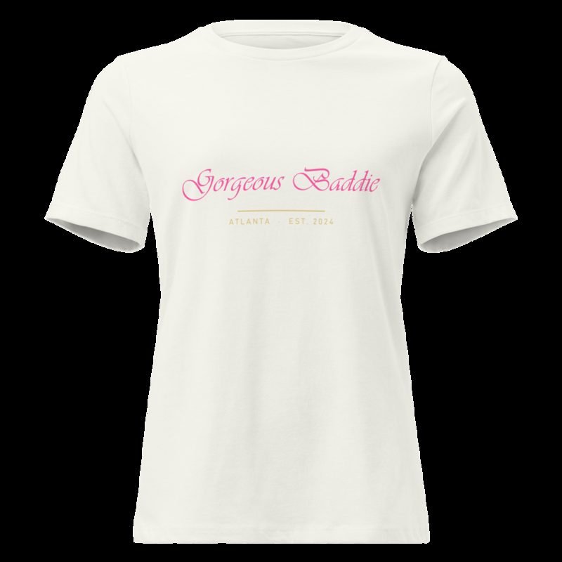 Gorgeous Baddie Signature Women's Tee Vintage White