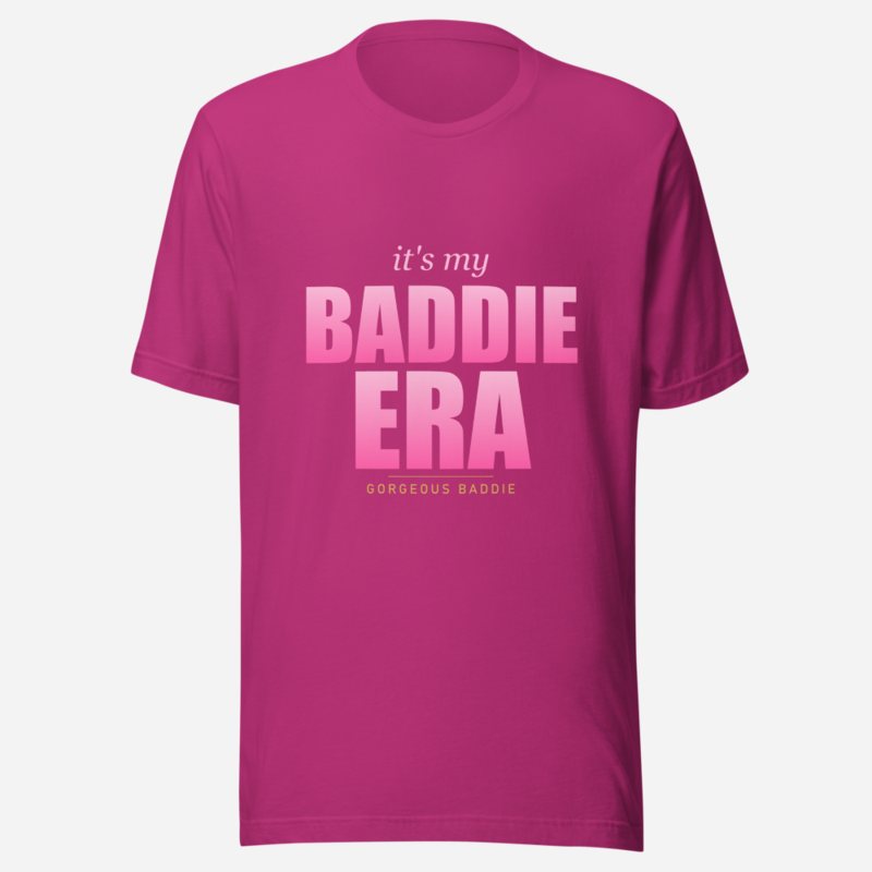 Gorgeous Baddie Baddie Era Tee Berry