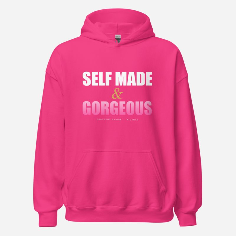 Gorgeous Baddie Self Made Hoodie Heliconia