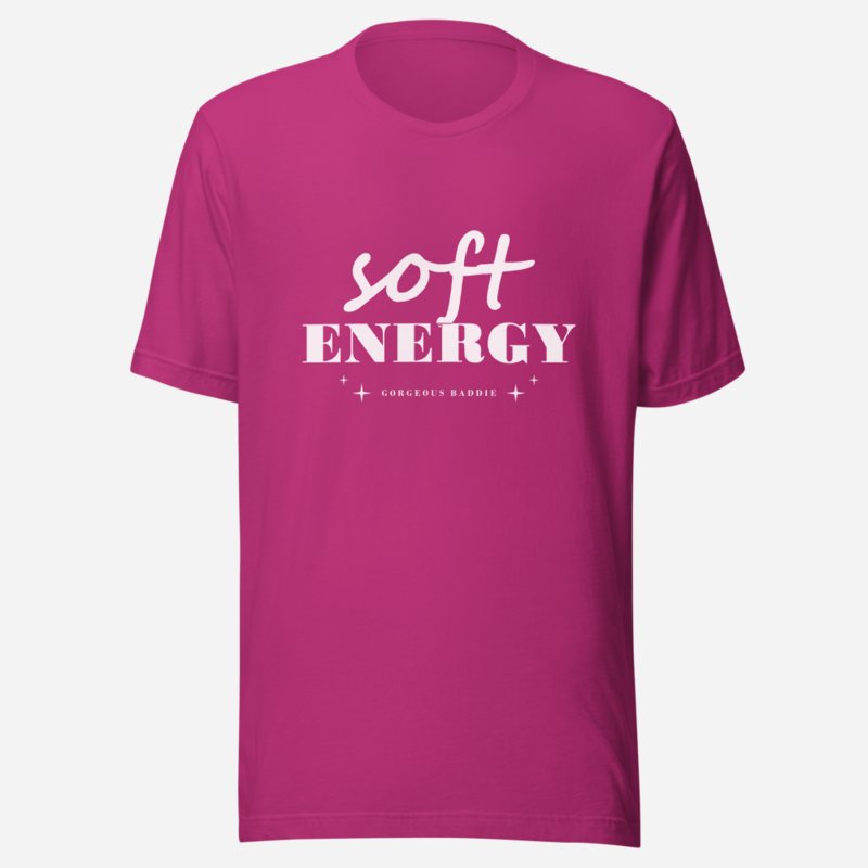 Gorgeous Baddie Soft Energy Lux Tee