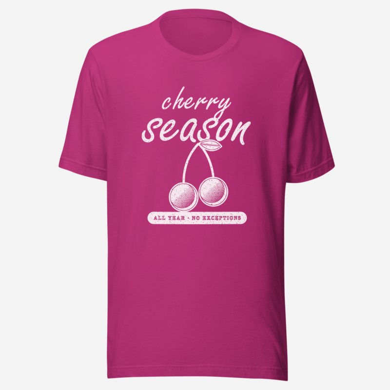 Gorgeous Baddie Cherry Season All Year Boutique Tee