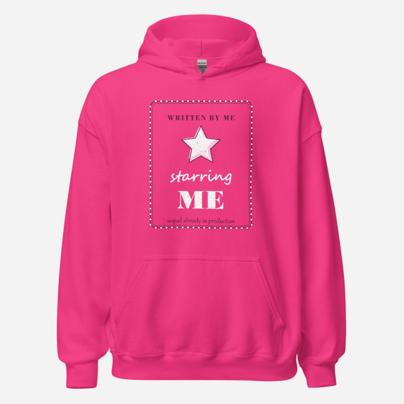 Gorgeous Baddie Written By Me Starring Me Boutique Hoodie Heliconia